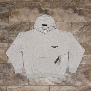 Fear of God Essentials Hoodie Light Oatmeal Size Large